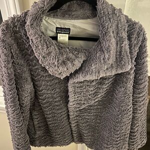 Patagonia Women's Cozy Gray Teddy Jacket